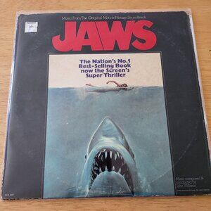 Jaws Original Movie Soundtrack 1975 Vinyl Record MCA-2087 Spielberg Williams LPC